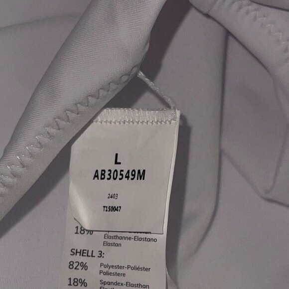 Cupshe Women One Piece Swimsuit Large Color Block V-Neck Wrap Front Tie Cheeky - Picture 6 of 9